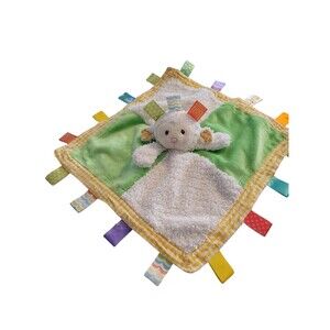 Mary Meyer Taggies Sherbet Lamb Character Security Blanket 12" x12" READ DESCRIP